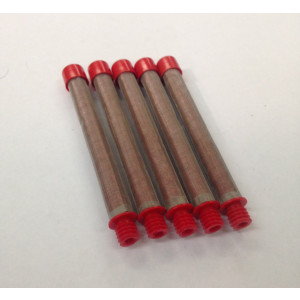 14-2174 150# Red Screw In Gun Filter (5 Pack)