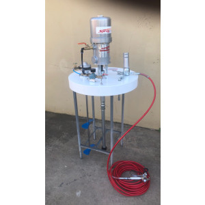 200lt mounted option with air operated agitator