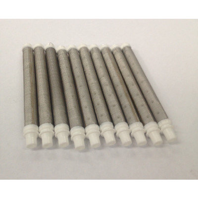 17-50 White 50# Mesh Push In Gun Filter (10 Pack)