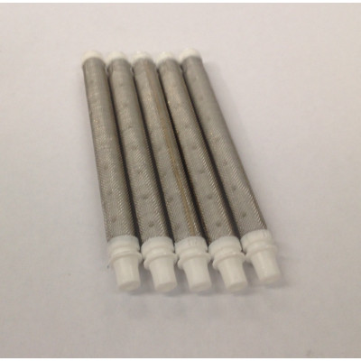 17-50 White 50# Mesh Push In Gun Filter (5 Pack)