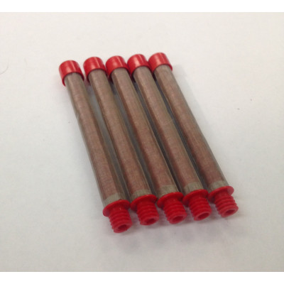 14-2174 150# Red Screw In Gun Filter (5 Pack)