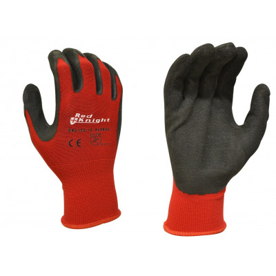 TW:GNL156: Red knight Latex Gripmaster Gloves