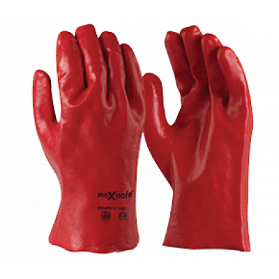 TW:GPR121: PVC Single Dipped chemical gloves 27cm 