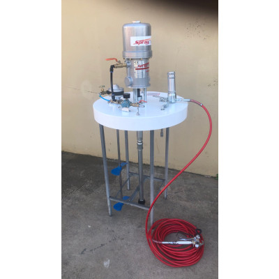 200lt mounted option with air operated agitator