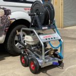 Optional Gal roll frame with Mounted Hose reel- Model: AQ13/17B